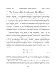 7 The Schwarzschild Solution and Black Holes