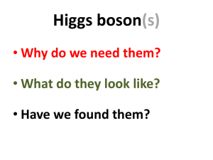 Higgs-part
