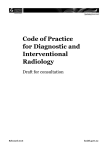 Code of Practice for Diagnostic and Interventional Radiology: Draft