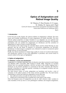 Optics of Astigmatism and Retinal Image Quality