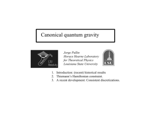 Canonical quantum gravity