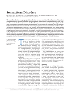 Somatoform Disorders - American Academy of Family Physicians