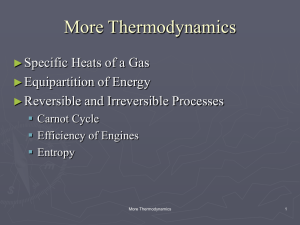 More Thermodynamics