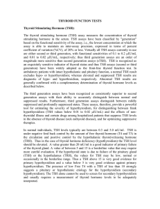 Thyroid Function Tests
