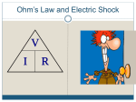 Ohm`s Law and Electric Shock