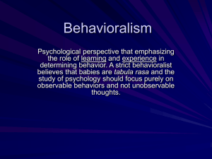 Behavioralism