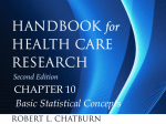 Chapter 10- Basic Statistical Concepts