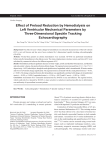 Effect of Preload Reduction by Hemodialysis on Left Ventricular