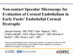 17603: Noncontact Specular Microscopy for Evaluation of Corneal