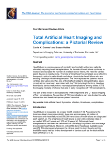 Total Artificial Heart Imaging and Complications: a