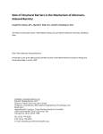 Role of Structural Barriers in the Mechanism of Alternans