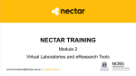 eResearch Tools - Nectar Training