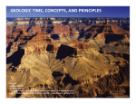 geologic time, concepts, and principles
