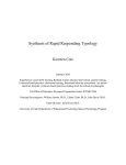 Synthesis of Rapid Responding Typology
