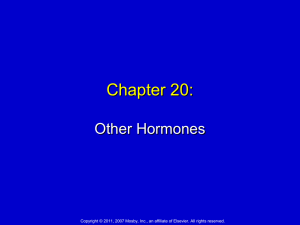 Chapter 20 outline