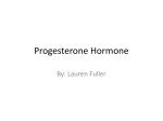 Progesterone Hormone LAuren Fuller