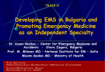 Assen Geshev - Mediterranean Emergency Medicine Congress