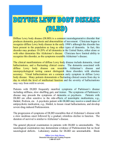 diffuse lewy body disease