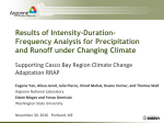 Results of Intensity-Duration-Frequency Analysis for Precipitation