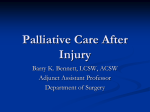 Palliative Care After Injury