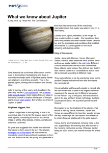 What we know about Jupiter