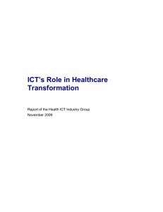 ICT`s Role in Healthcare Transformation