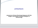 Assessment of Proper Physiologic Response with