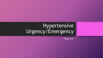 Hypertensive Urgency