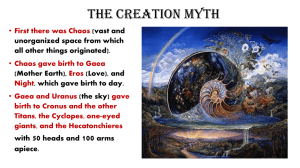 Greek Mythology Overview