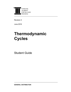 Thermodynamic Cycles Knowledge Check