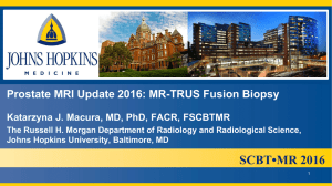 Prostate MRI Update 2016 - SCBT-MR