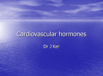 Cardiovascular hormones
