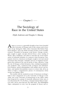 The Sociology of Race in the United States