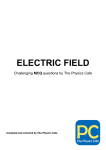 electric field - The Physics Cafe