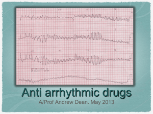 Antiarrhythmics - BHS Education Resource