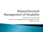 Biopsychosocial Management of Disability
