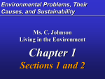 Environmental Problems, Their Cause and