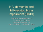 HIV dementia and HIV-related brain impairment (HRBI) - UK-CAB