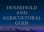 Household and agricultural gods
