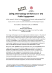 Doing Anthropology on Democracy and Public Engagement