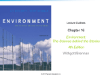 Chapter 16 Environment: The Science behind the Stories 4th Edition