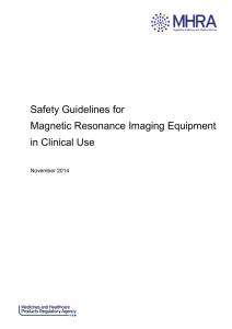 Safety Guidelines for Magnetic Resonance Imaging Equipment in