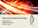 Gene and Antisense Therapy