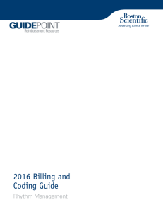 2016 Rhythm Management Billing and Coding