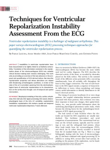 Techniques for Ventricular Repolarization Instability Assessment