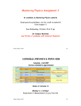 Mastering Physics Assignment 2