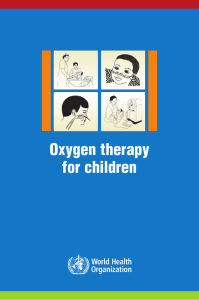Oxygen therapy for children