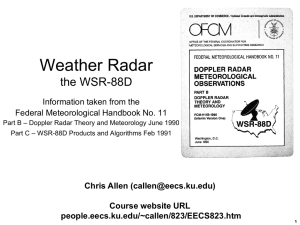 Weather radar