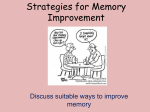 Strategies for Memory Improvement