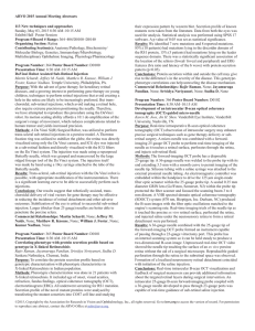 ARVO 2015 Annual Meeting Abstracts 113 New techniques and